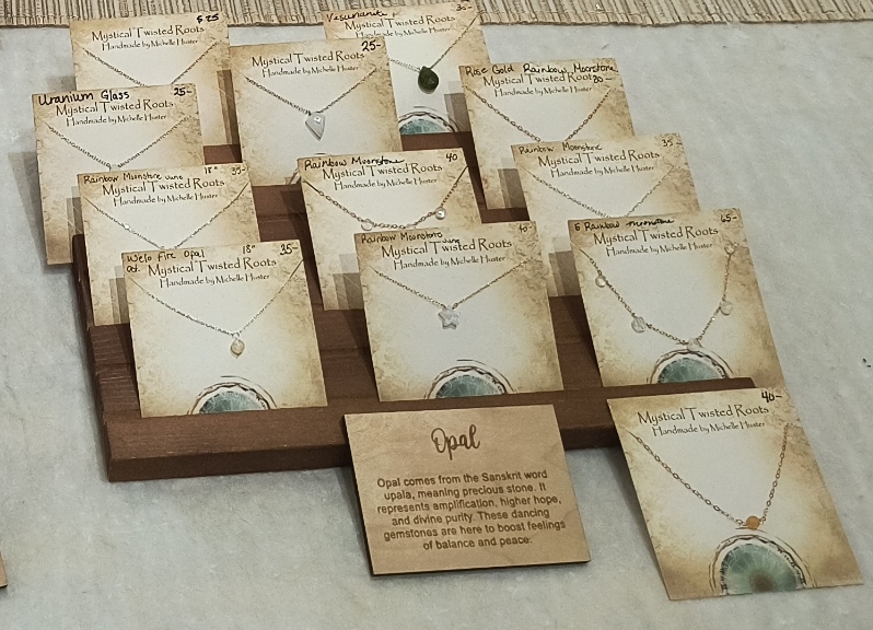 Product Description: Gemstones on Cards